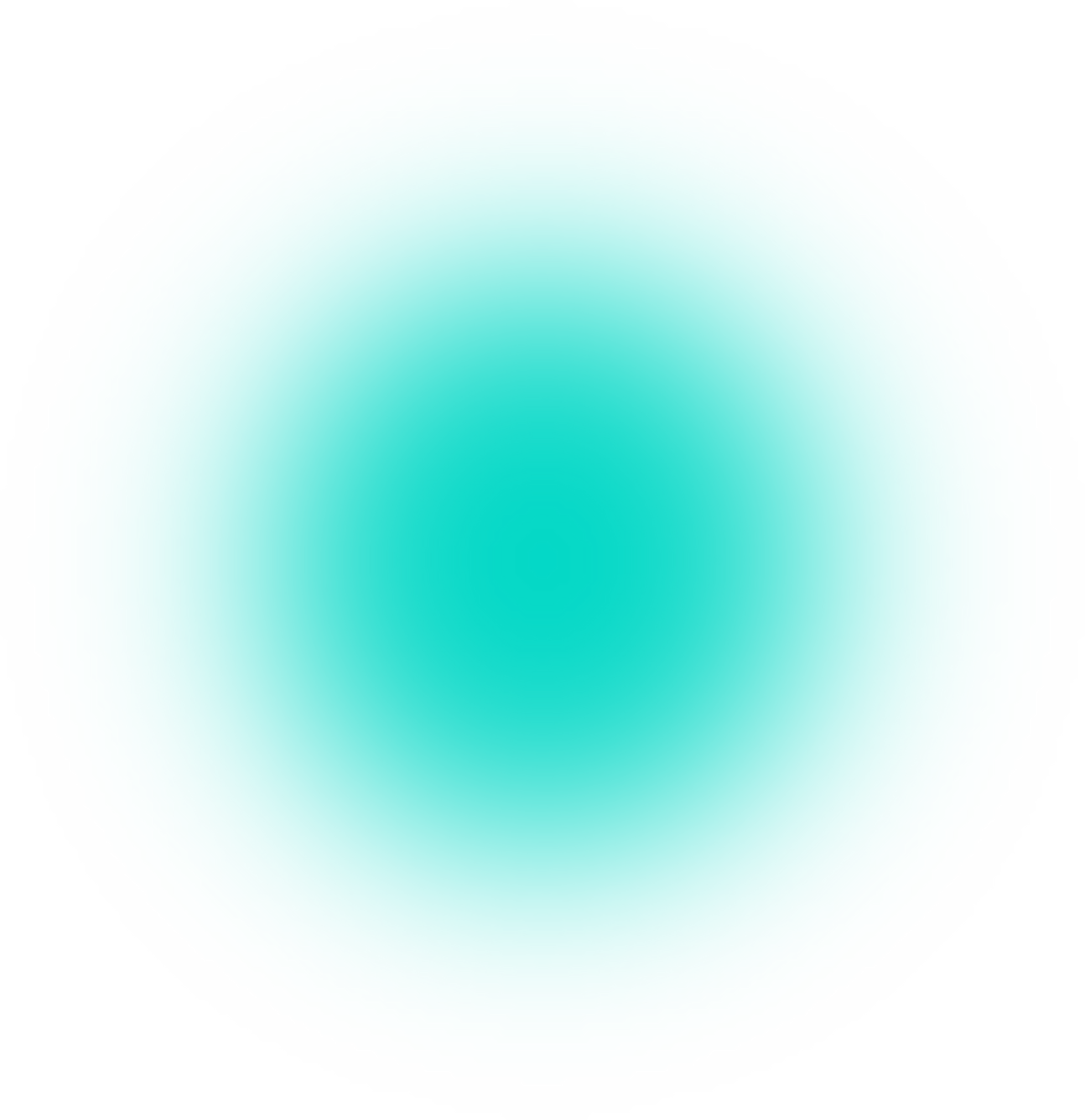 Turquoise Blur Circle